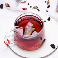 黑枸杞桑葚干玫瑰花茶组合泡水女人黑桑葚枸杞茶早c晚a茶包养生茶